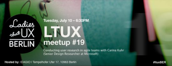 Ladies that UX Berlin meetup #19